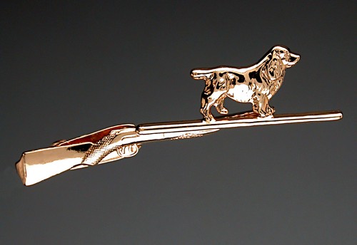 Pince cravate broche fusil - ou,