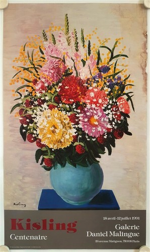 Affiche kisling centenaire - kisling,
