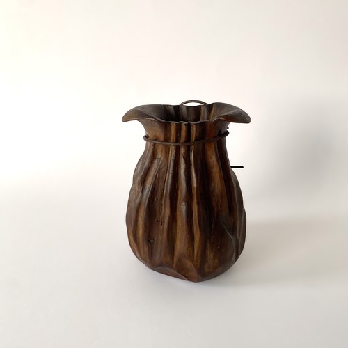 Vase art déco bois - en,