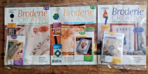 Lot magazines broderie - magazines,