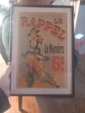 Lithographie Signée Jules Cheret Le Rappel