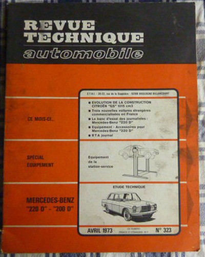 Revue technique automobile - revue,