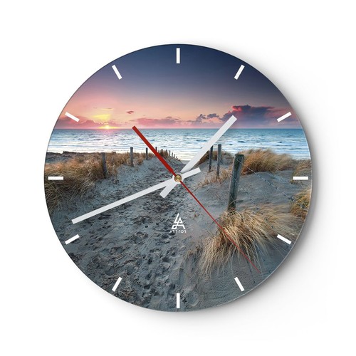 Horloge murale verre - murale,