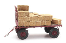Artitec 387.348 Remorque Pour Camion Avec Chargement De Balles De Foin HO 1:87
