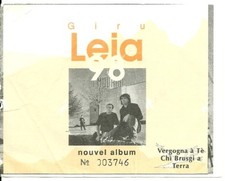 RARE / TICKET BILLET CONCERT - I MUVRINI : LIVE A CANARI ( FRANCE CORSE ) 1998