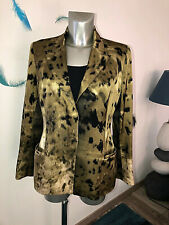 luxueuse veste camouflage en soie ROBERTO CAVALLI taille S (38 fr)