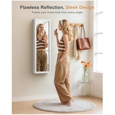Modern White Lockable Jewelry