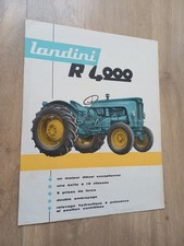 PROSPECTUS TRACTEUR LANDINI R4000 TRACTOR BROCHURE TRATTORI TRAKTOR PROSPEKT 