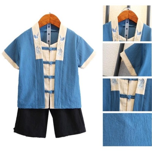 2pcs enfants garçons hanfu - garçons,