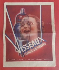 CATALOGUE Publicitaire VISSEAUX La Lampe de France Usines à Lyon *