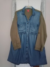 Robe Manches Longues, Captain Tortue, Bleu/Kaki, Taille 36