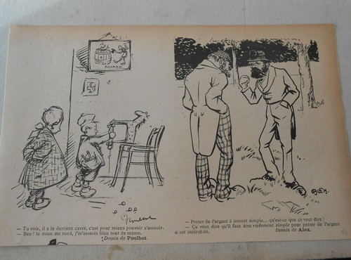 1904 caricature scène - 1904,