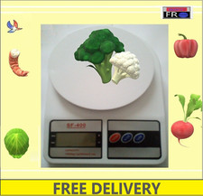 Balance de cuisine SF-400  Ecran LCD BLANC 7kg  Max  3 touches intégré 