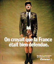 Publicité Advertising  820 1975  Eminence slip homme la France bien défendue 