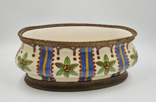 Jardiniere faience art nouveau