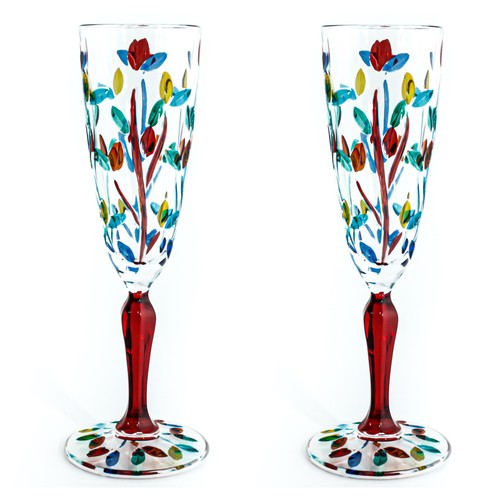 Paire murano verre - de,