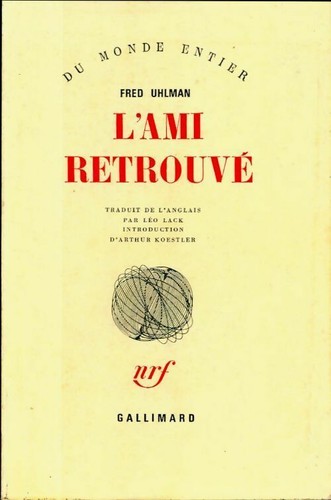 Ami retrouvé fred uhlman - fred,