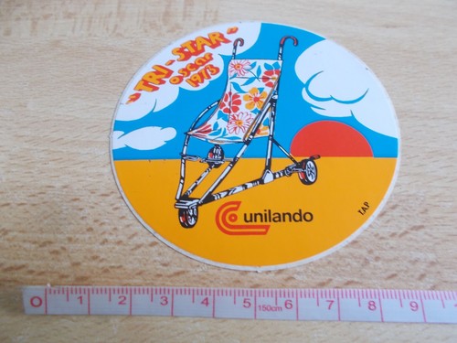 Autocollant vintage poussette - vintage,