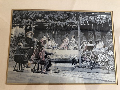 Tableaux soie tissée - en,