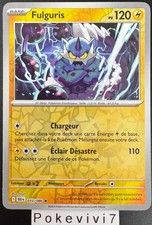 Carte Pokemon FULGURIS 033/086 REVERSE EV10.5 Foudre Noire BLK FR NEUF