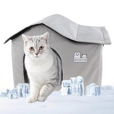 Maison de chat climatisée