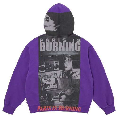 Sweat capuche zippé violet - sweat, à
