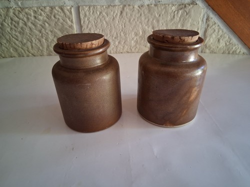 Anciens pot moutarde en - pot,