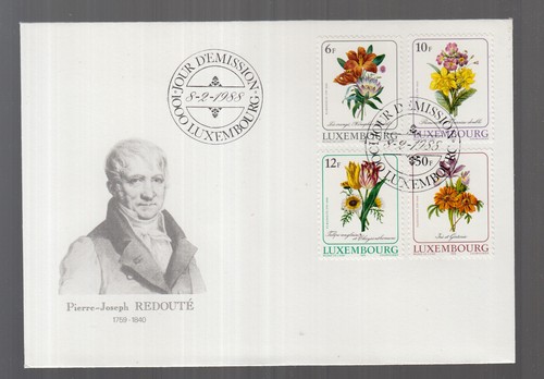 Luxembourg fdc 1988 fleurs - 1988,