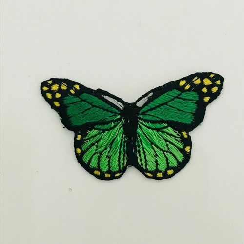 Green monarch butterfly - green,