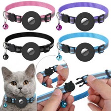 Pour Apple Airtag Étui De Collier En Nylon Réfléchissant Tracker Anti-Perte /