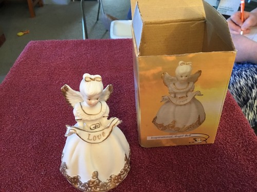 Porcelain love angel bell - angel,