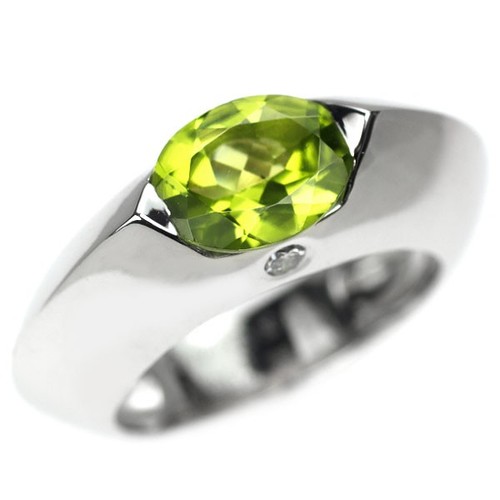 Bague diamant péridot piaget - diamant,