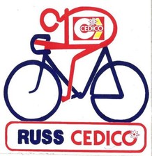 Autocollant Publicitaire & VELO RUSS CEDICO &