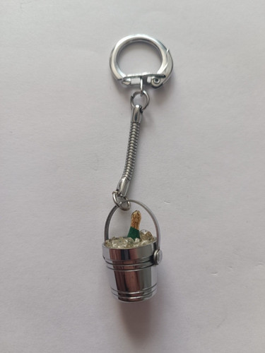 Porte clés seau champagne - seau, à