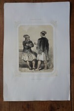 PECHEURS DIEPPOIS - GRAVURE