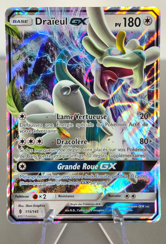 Carte pokémon draieul - draieul, gx