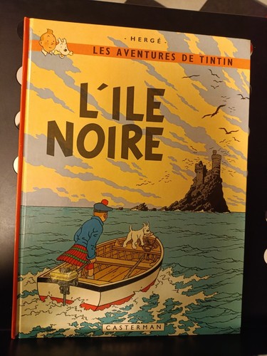 Tintin île noire - l'île,