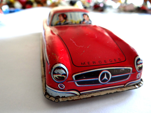 Jouet tole ancien mercedes - jouet,