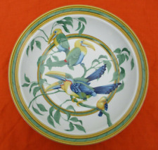 Plat creux Hermes Toucans porcelaine Hermès porcelaine deep serving dish