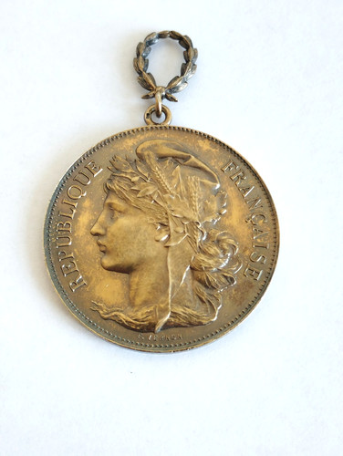 Médaille argent massif - argent,