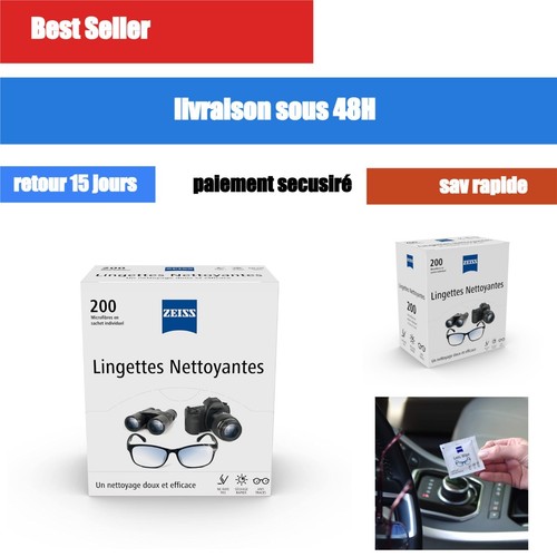 Lingettes nettoyantes zeiss - nettoyantes,