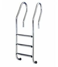 Escalier echelle piscine mur