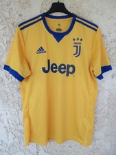 Maillot JUVENTUS TURIN 2017 2018 ADIDAS away magli shirt jersey jaune M