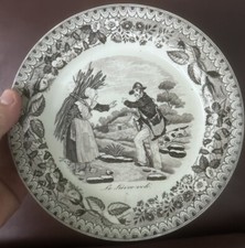 Faïence Fine Assiette