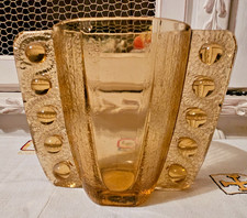 ART DECO RARE  VASE  EN VERRE