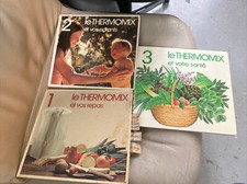 Lot 3 Anciens Livres Thermomix Vorwerk Robot Recettes Enfant Sante Repas Vintage