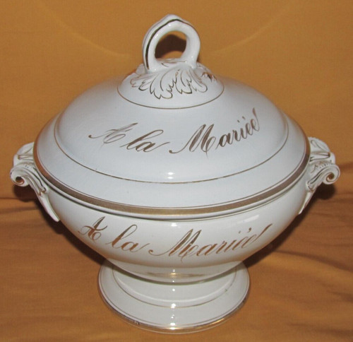 Soupière ancienne son - soupière, et