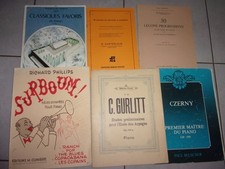 lot de partitions Solfège, piano