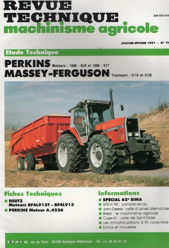 Revue technique tracteurs - revue,
