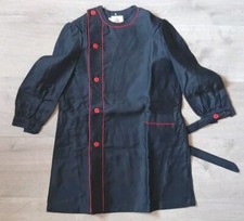 Ancienne Blouse écolier vintage Tablier Enfant d'école Années 1950